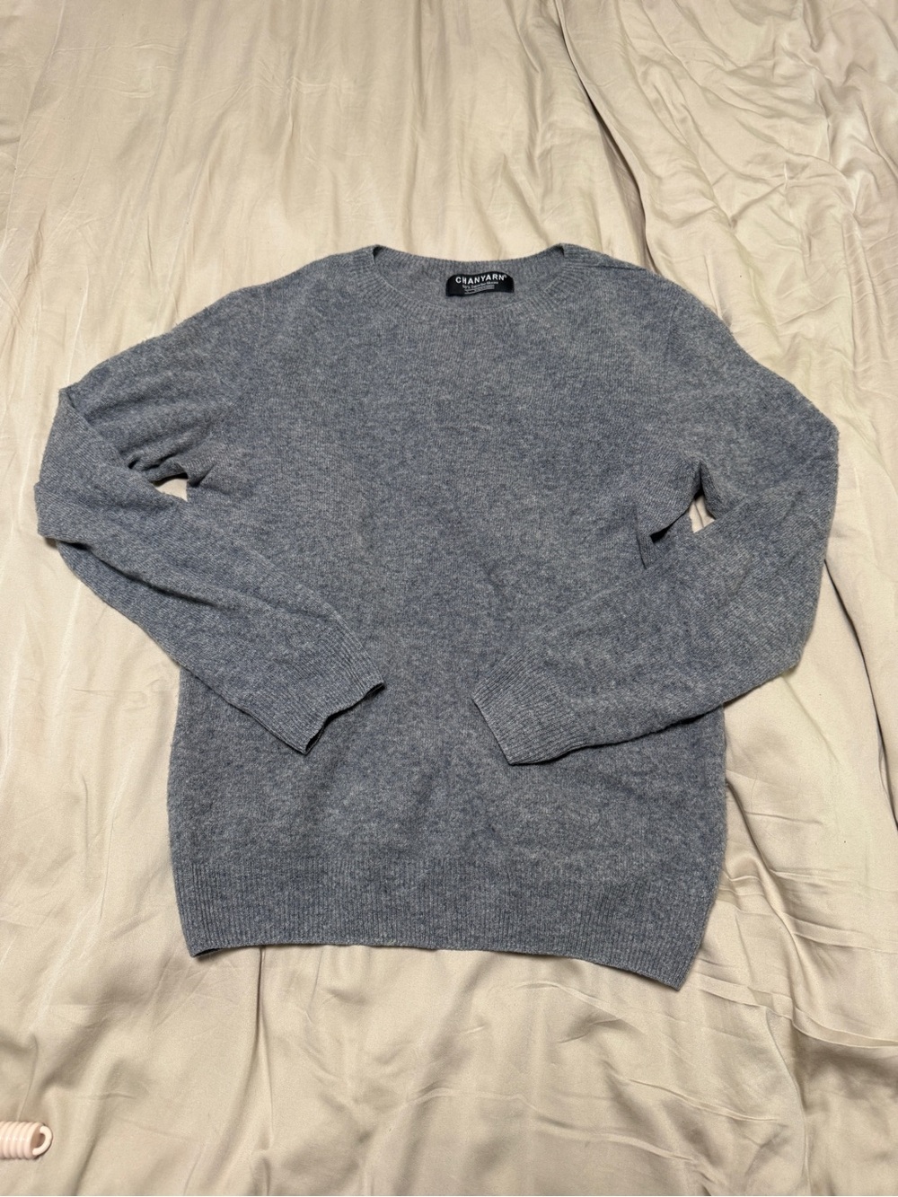 Charter Club Women's Gray Crewneck Sweater